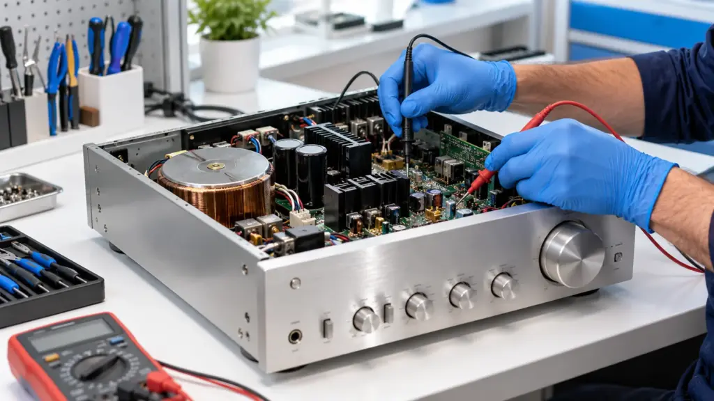 Reparación de equipos de música y amplificadores en León