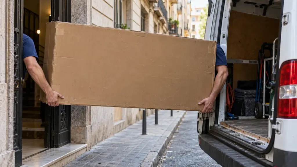 Recogida de un aparato a domicilio